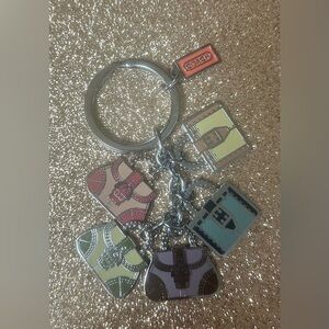 Coach Multi-charm Purses Keyring